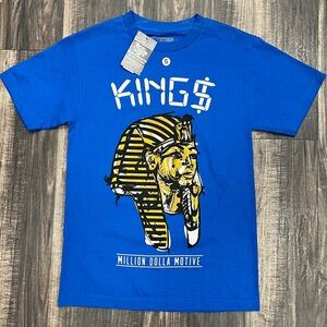 Million Dolla Motive Blue King$ small T-Shirt